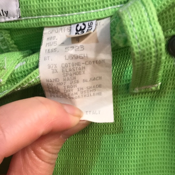 ⚡️FINAL PRICE⚡️ Moschino/Moschino Jeans Rare Vintage Lime Green Jeans - Picture 11 of 16